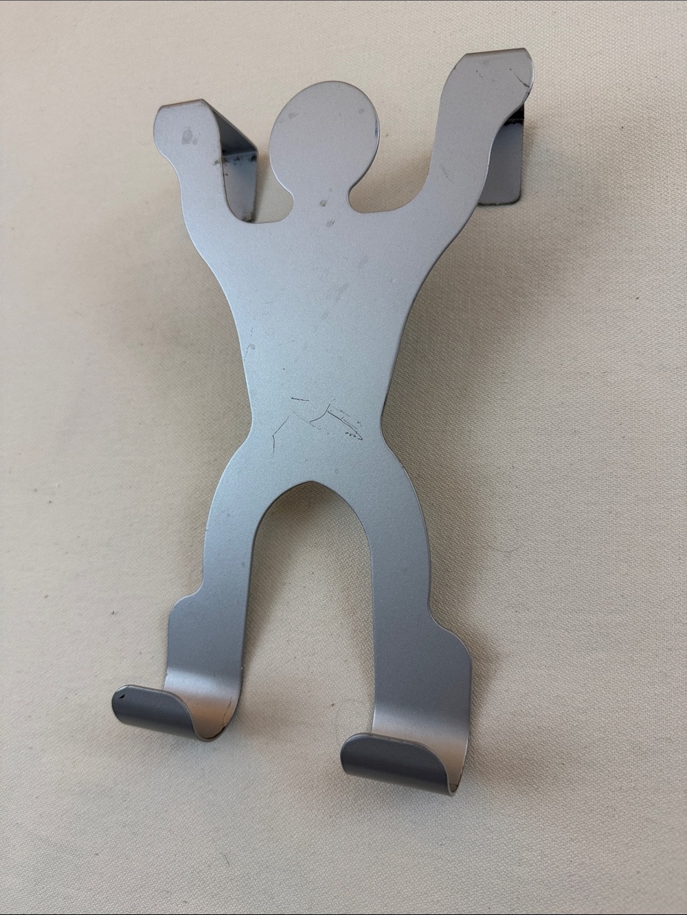 Silver Man over door Hook / Organizer